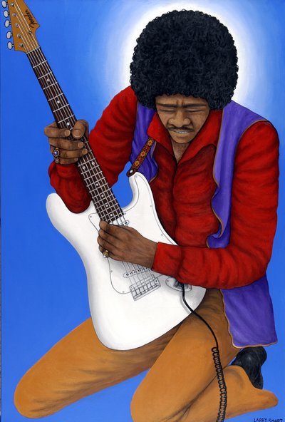 Jimi Hendrix (1942-70) von Larry Smart